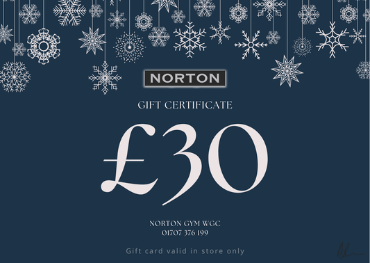 £30 Christmas Gift Card - Norton Gym WGC